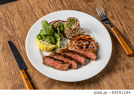 ステーキ Japanese beef high quality steak 69291284