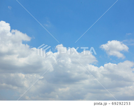 fantastic soft white clouds against blue sky fantastic soft white clouds against blue sky 69292253