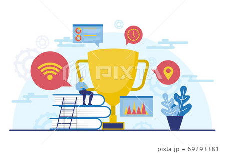 People Digital Marketing Commerce Mobile Internet Web Analysis Illustration 69293381