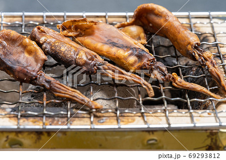 いか丸干し　七輪で炭火焼 69293812