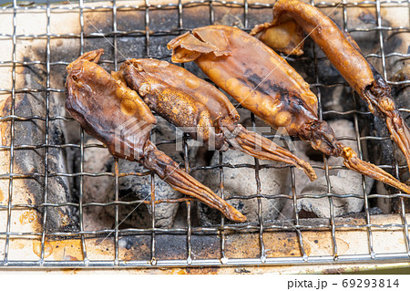 いか丸干し　七輪で炭火焼 69293814