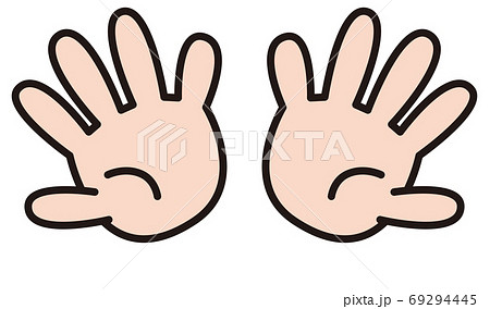 子供の手のイラスト素材