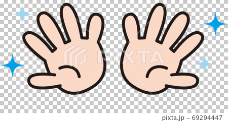Children's hands glitter Children's hands glitter 69294447