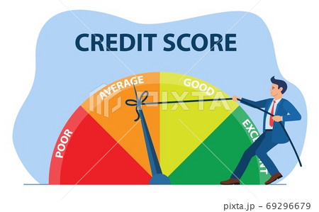 Credit score concept 69296679