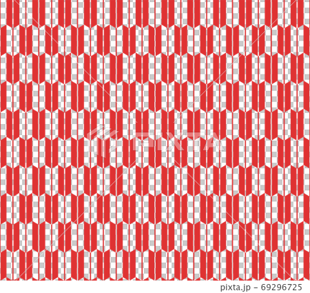 矢絣文様　そのまま使えるシームレスパターン 69296725