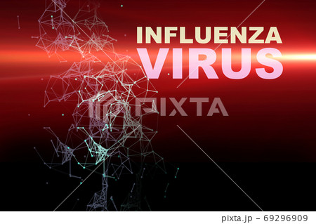 Illustration of Influenza Virus cells Illustration of Influenza Virus cells 69296909