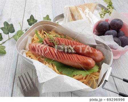 アウトドア、おいしいメスティンのお弁当【明太子パスタ】 69296996