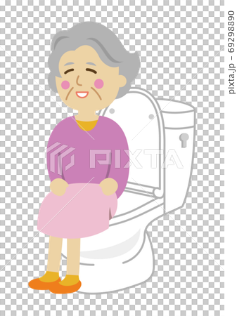Illustration image of elderly people who are happy to communicate Illustration image of elderly people who are happy to communicate 69298890