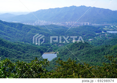 果川市 清渓山 果川貯水池 69298974