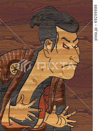 三世大谷鬼次の奴江戸兵衛 木バージョン その2 三世大谷鬼次の奴江戸兵衛 木バージョン その2 69299986