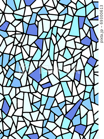 青いステンドグラスのイラスト素材 [69300613] - PIXTA
