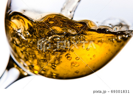 White wine isolated on white background White wine isolated on white background 69301831