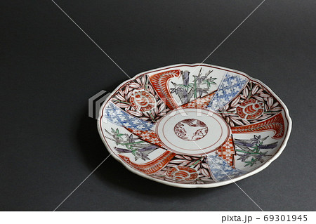 古伊万里 染錦 皿 骨董品 古伊万里 染錦 皿 骨董品 69301945