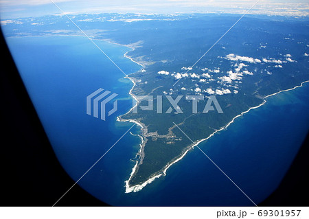 航空写真 室戸岬 横 航空写真 室戸岬 横 69301957