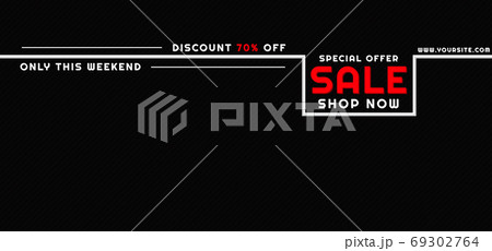 Sale banner black friday design white line and pattern backgroun Sale banner black friday design white line and pattern backgroun 69302764