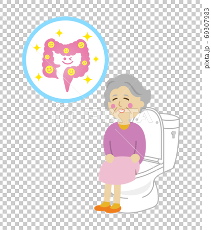 Illustration image of elderly people who are happy to communicate Illustration image of elderly people who are happy to communicate 69307983