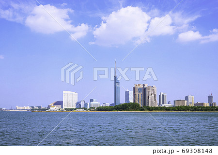 福岡タワーのある風景 福岡タワーのある風景 69308148