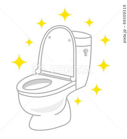 綺麗な水洗トイレのイラストイメージ 綺麗な水洗トイレのイラストイメージ 69309319
