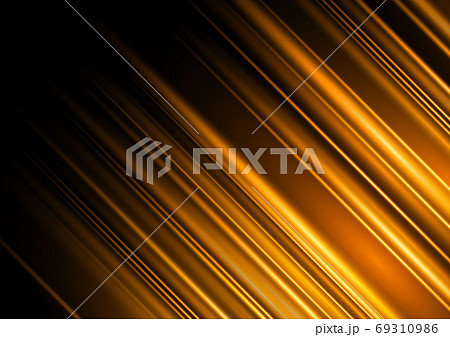 黄金の光　ゴールド抽象背景 69310986