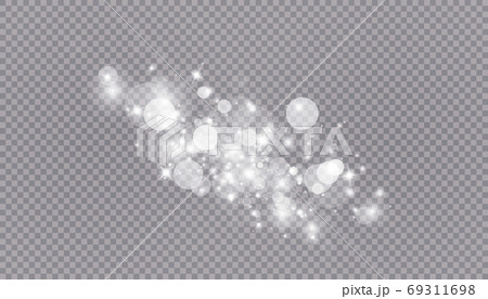 Glowing light effect with many glitter particles isolated on transparent background. Vector starry cloud with dust. Magic christmas decoration Glowing light effect with many glitter particles isolated on transparent background. Vector starry cloud with dust. Magic christmas decoration 69311698