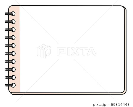 ノート 背景 練習場のイラスト素材