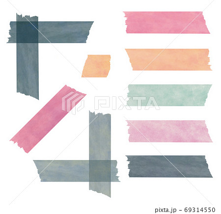 テープ 装飾 カラフル 69314550