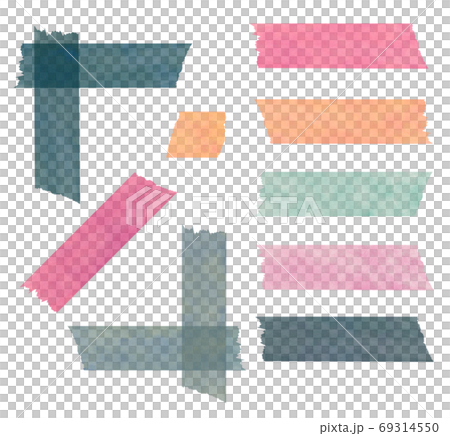 テープ 装飾 カラフル 69314550