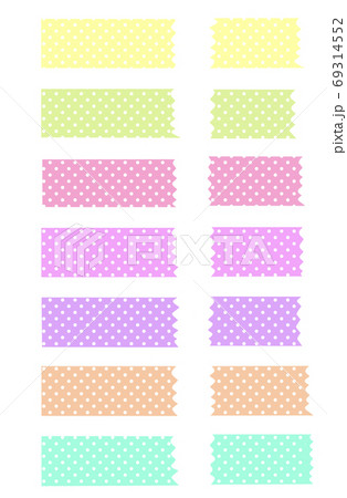 テープ 装飾 カラフル 69314552