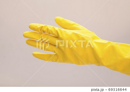 Latex Glove For Cleaning on hand Latex Glove For Cleaning on hand 69316644