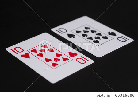 russian roulette - Ten of Diamonds plaing card, - Stock Photo [60742092] -  PIXTA