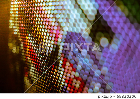 CloseUp LED blurred screen. LED soft focus background. abstract CloseUp LED blurred screen. LED soft focus background. abstract 69320206