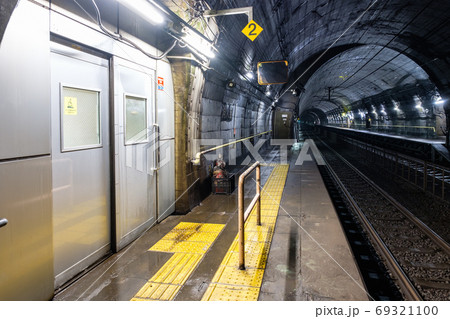 筒石駅：ホーム 69321100