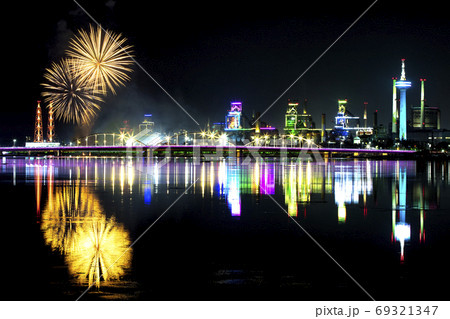 風景 夜景 兄山江 69321347