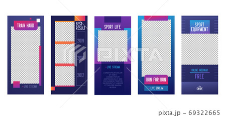 Instagram Story Template Sport Train Mobile App Instagram Story Template Sport Train Mobile App 69322665