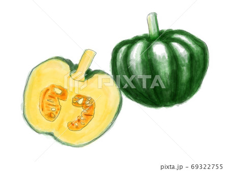 南瓜_D手描き_文字無し 南瓜_D手描き_文字無し 69322755