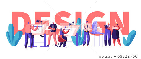 Design Engineering Banner. Character Invent 69322766