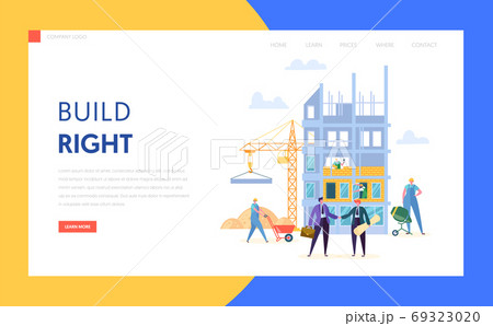 Business Construction Work Process Concept Business Construction Work Process Concept 69323020