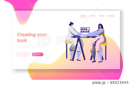 Beauty Cosmetology Luxury Salon. Attractive Finger 69323045