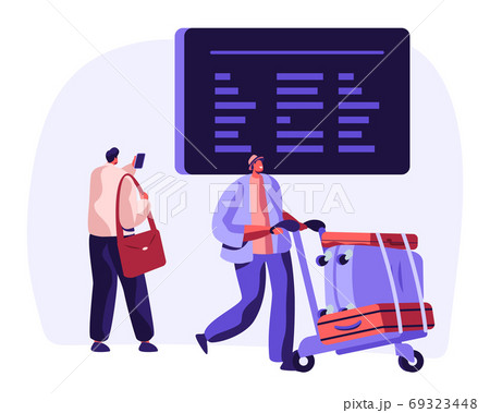 Traveler with Baggage Watch Flights Schedule Traveler with Baggage Watch Flights Schedule 69323448