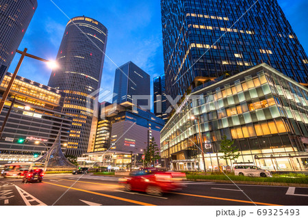 《愛知県》名古屋駅前・都市夜景 《愛知県》名古屋駅前・都市夜景 69325493