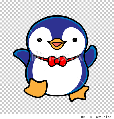 ペンギンの全身イラスト素材 69326162