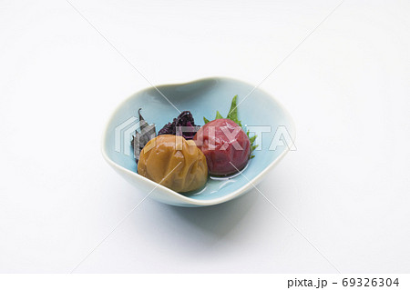 白梅 赤しそ梅 白梅 赤しそ梅 69326304