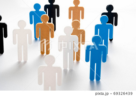 人　ダイバーシティ　模型　市民　イメージ 69326439
