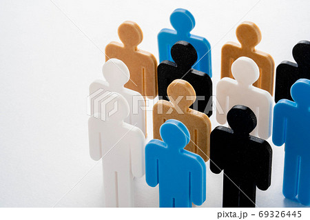 人　ダイバーシティ　模型　市民　イメージ 69326445