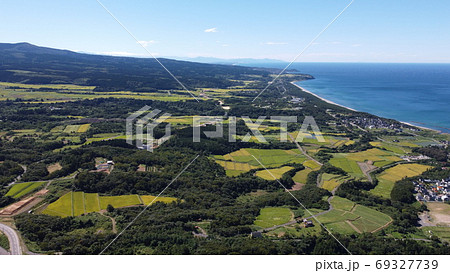 象潟町(秋田県にかほ市)の全景 象潟町(秋田県にかほ市)の全景 69327739