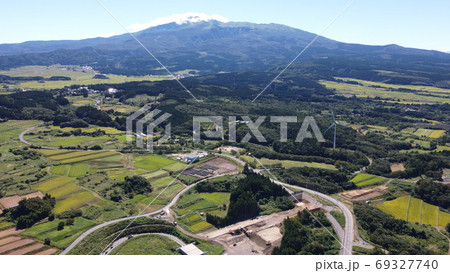 象潟町(秋田県にかほ市)の全景 象潟町(秋田県にかほ市)の全景 69327740