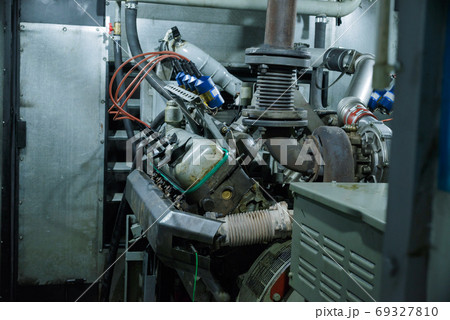 A working installation of a diesel generator on 69327810