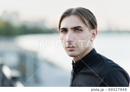 Portrait of a gay man - member of the LGBTQ community Portrait of a gay man - member of the LGBTQ community 69327949