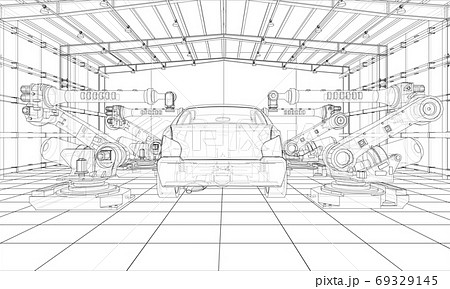 Assembly of motor vehicle 69329145