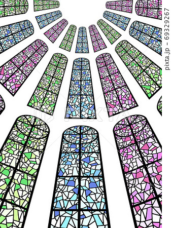 Stained Glass Stock Illustration